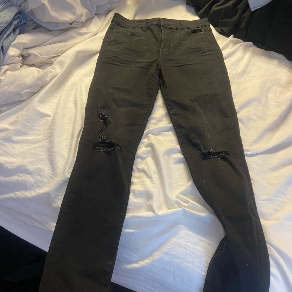 Black American eagle jeans